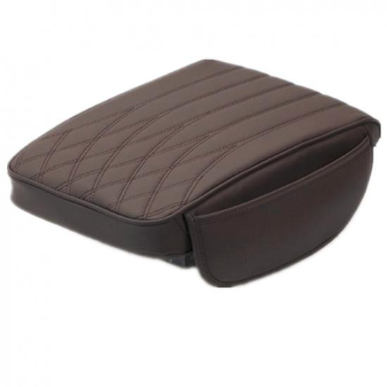 Armrest Pad Memory Foam Car Center Console Box Cover Protector W/Storage Pocket