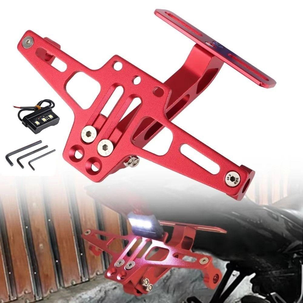 Aluminum Zinc Zinc Alloy Motorcycle Rear License Plate Mount Registration Plate Holder Motorbike Parts