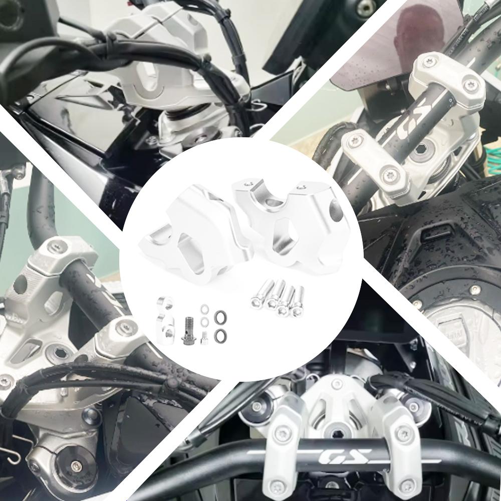 For BMW R1300GS Motorcycle Handlebar Riser Drag Handle Bar Clamp Extend Adapter R1300 GS 2025- Accessories Handlebar Riser