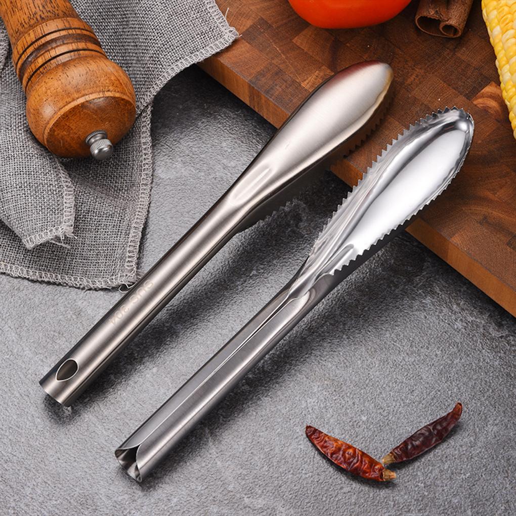 Schaber Fischhautschuppenschneider aus Edelstahl zum Entfernen von Schuppen, komfortabler Griff, pflegeleichtes Haushaltsküchengerät