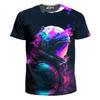 Kinder T-Shirts 3D Druck Buntes Muster Rundhals T-Shirts Lässig für Mädchen Jungen Oberteile Oversized Mode Kinder T-Shirts Kleidung