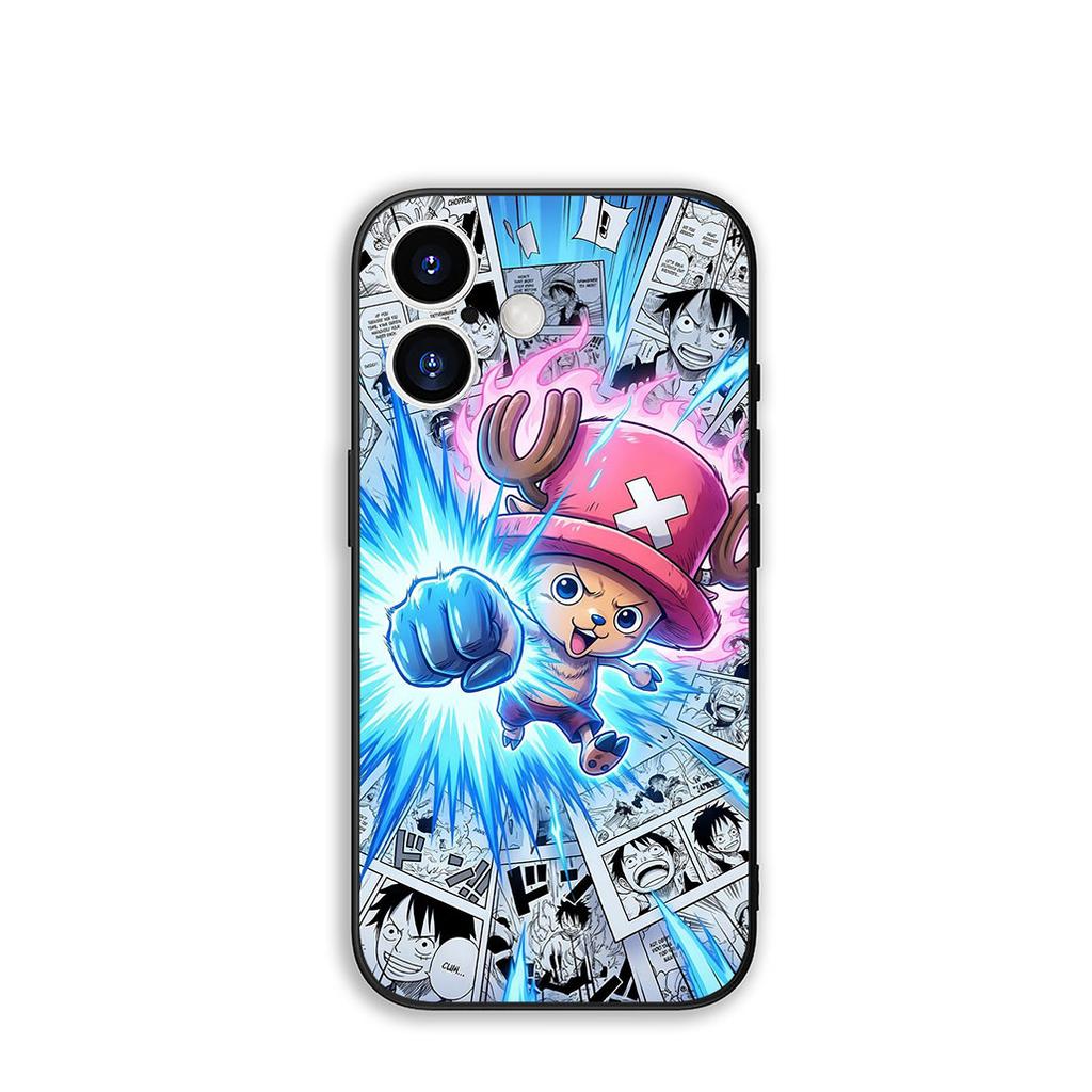 for Apple iPhone 17 16 15 11 Pro XS Max XR 6 7 8 Plus + SE 2020 5 16E Phone Cover Case Anime ONE PIECE Tony Chopper