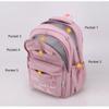 Schulrucksack für Mädchen, süße Schultaschen, wasserdicht, Büchertasche, Teenager, College-Studenten, große Reise-Umhängetasche