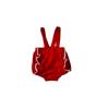 2025 Autumn Korean Style Baby Girl Long Sleeve Outfit - 1 Year Old Full Moon Overalls Set