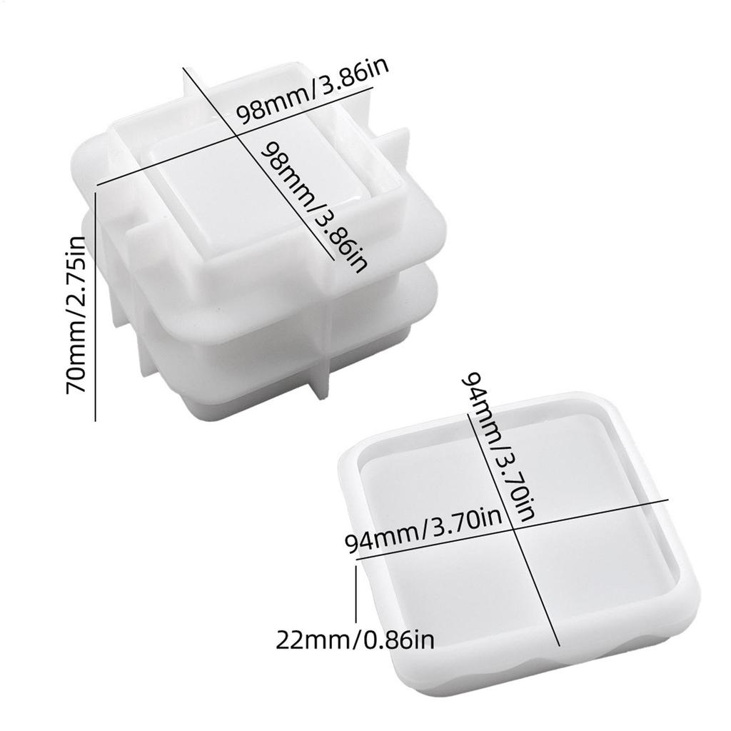 Christmas Silicone Mold Silicone Crafting Mold For Snow-Capped Chimney Heat-Resistant Easy Release Mould For Art Project Making