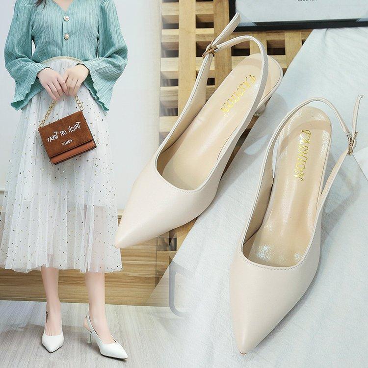 Seasonal spot 2021 new leather fashion single shoes Korean version fairy style small leather shoes work shoes