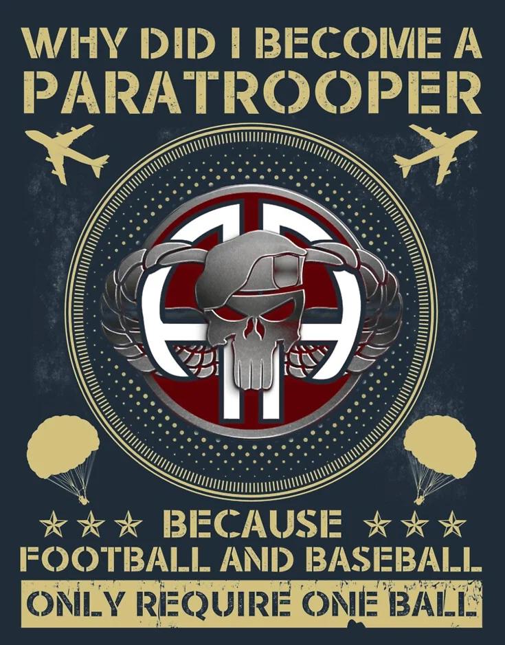 Funny 82nd 101st Airborne Paratrooper Military T Shirt New 100 Cotton Short Sleeve ONeck Casual Tshirts Size S3XL