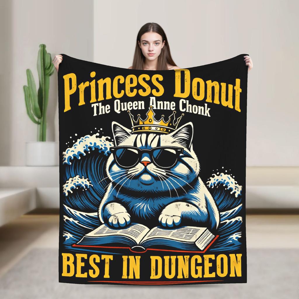 Super Soft Throw Blanket Travel Office Dungeon Crawler Carl Princess Donut Has Committed an Atrocity Blanket Sofa Bed Cover