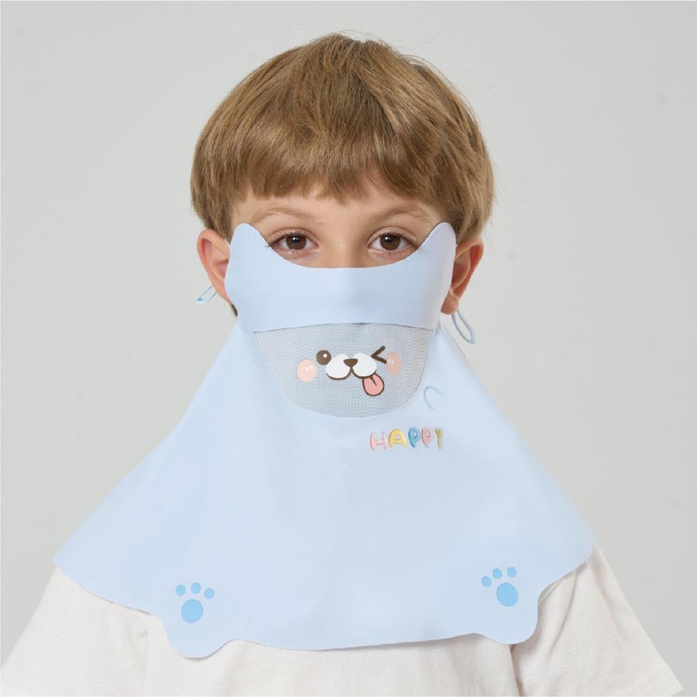 

Neck Protection Children Sun Protection Mask UPF50+ Sunshade Face Mask Anti-UV Neck Scarf Outdoor синий