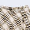 European and American Style, New Women's Clothing, Foreign Style, Versatile Asymmetrical Plaid Midi Skirt 7354100