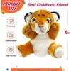 Tiger Hand Puppet Zoo Animal Puppets Jungle Friends Plush Toy For Imaginative
