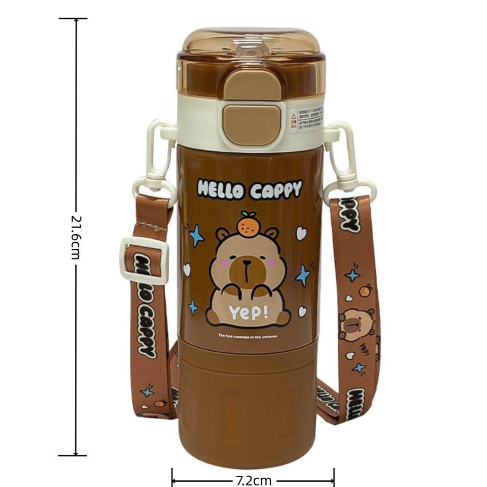 With 316 Stainless Vacuum Cup Capybara Insulated Cup Portable Thermal Mug  Kids Gift