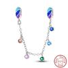 Vendi Charms a Catena con Animali, Piante, Viaggio, Design di Moda, Perline in Argento 925, 3mm, Fai da Te, Creazione di Gioielli Fini