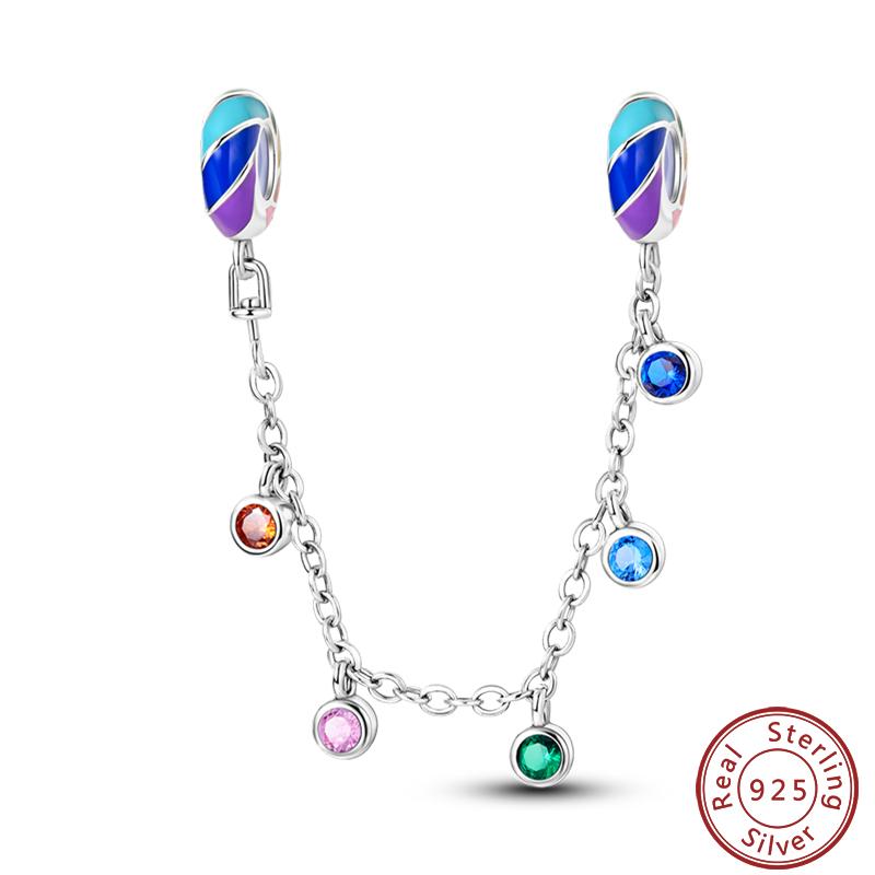 Vendi Charms a Catena con Animali, Piante, Viaggio, Design di Moda, Perline in Argento 925, 3mm, Fai da Te, Creazione di Gioielli Fini