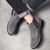 Fashion Fashion Men Elevator Shoes Chelsea Boots 6CM Invisible Inner Increase Shoes Men's Height Increasing Shoes New Leather Men Boots