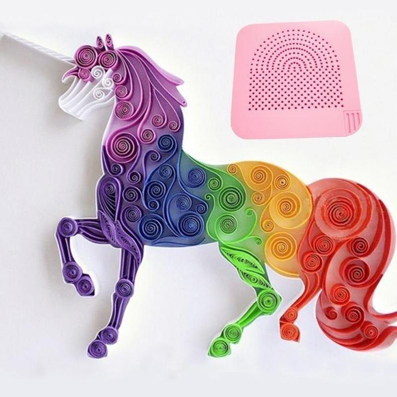 Ręcznie robiony papier składany siatka do rękodzieła papier quilling ręcznie robiony papier narzędzie do quillingu papier narzędzie do rękodzieła