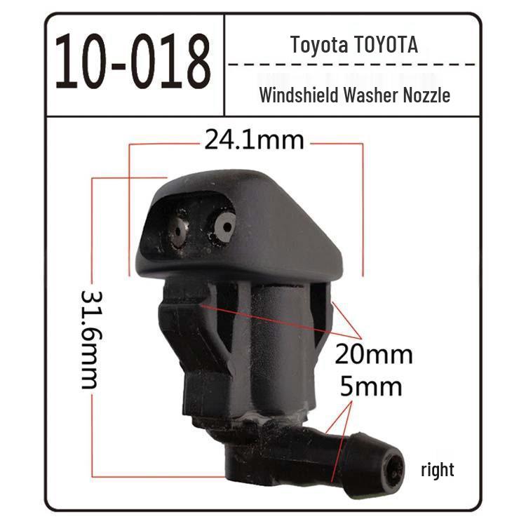 Compatible Windshield Washer Nozzle for Mercedes-Benz & Toyota