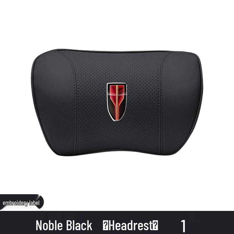 Compatible with Hongqi HS5/H5/HS7/H7/H9 headrest and neck pillows, automotive memory foam lumbar support for car interiors.
