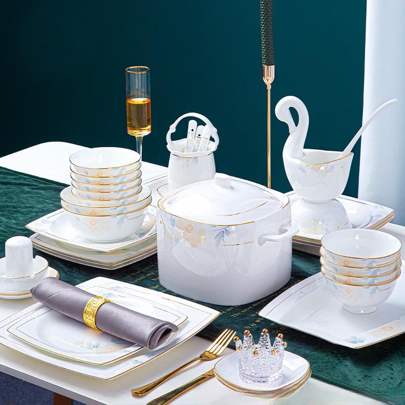 Jingdezhen Bone China Large Dinner Plate