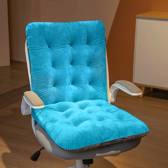 Chair Cushion with Removable Washable Cover Thick High-Resilience Filling Integrated Design Ergonomic Seat Cushion