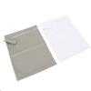2pcs Wet Bags Zippered Water Proof Portable Outdoor Storage Bag Organizer for Wet Clothes Green Whit