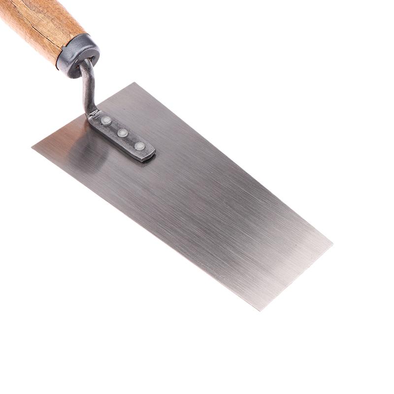 1Pcs Cement Float Margin Trowel Bucket Manganese Steel Putty Knife Brick Gauging Wall Plastering Knife Hand Tool