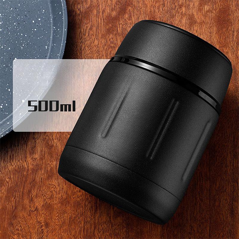 

Стакан для тушения, изолированная бочка из нержавеющей стали 316, работники домашнего офиса, тушеная каша, тушеный стакан, тушеный горшок 500ml