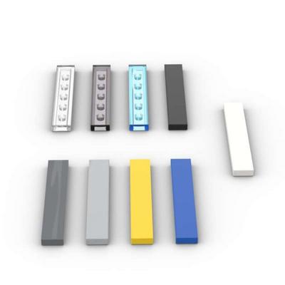 Ungiftig Moc 10 Stück 6636 1x6 Reifenplatte Bausteine Set High-Tech Platte Licht Panel Steine Partikel Spielzeug Kinder Geburtstag Kinder Geschenke
