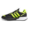 adidas ZX 1K Boost Bold Logo Graphic - Black Solar Yellow Unisex Sneakers Core-Black Matte-Silver FY3632