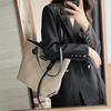 Women Fashion Nylon Shoulder Bags Large Capacity Female Casual Totes Bag Lady Waterproof Solid Color Shopping Handbag