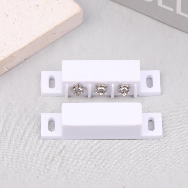 1 Paar NO NC Magnetischer Tür-Fenster-Kontaktsensor Alarm Hohe Empfindlichkeit Öffnen Schließen Magnetischer Kontaktschalter Für Metall-Reed-Tür