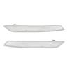 Riflettore paraurti anteriore bianco trasparente Migliora la visibilità dell'auto Riflettore indicatore laterale per X6 E71 2008‑2013
