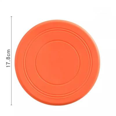 Soft Silicone Pet Frisbee, Bite-resistant Dog Training Flying Disc for Outdoor Interactive Fetch Play