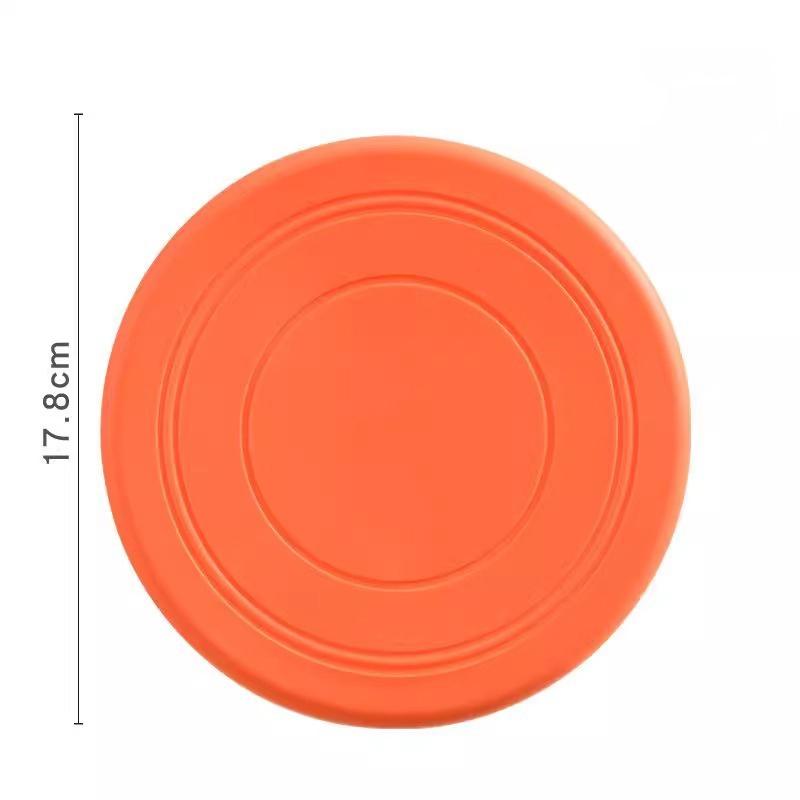 Soft Silicone Pet Frisbee, Bite-resistant Dog Training Flying Disc for Outdoor Interactive Fetch Play