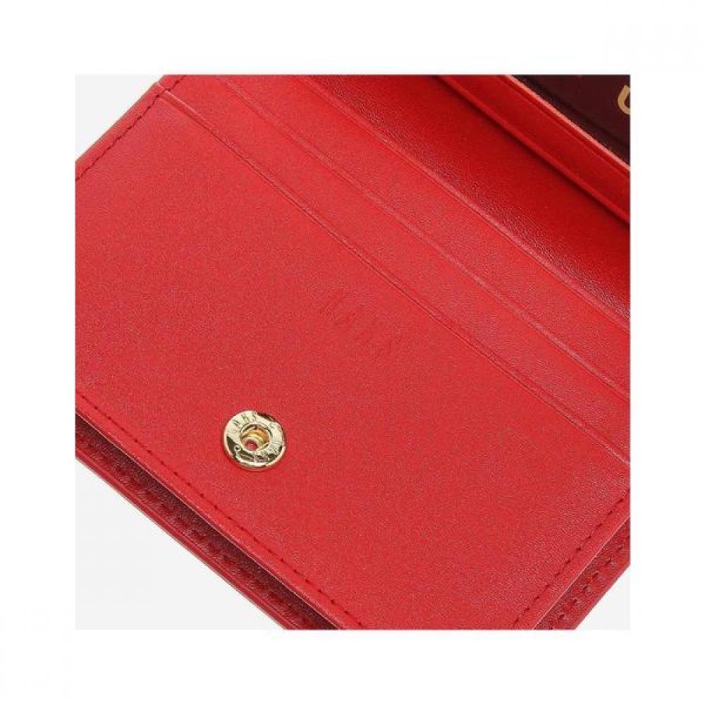 Daks Red Cutting Logo Card Wallet Dcwa0e002r2