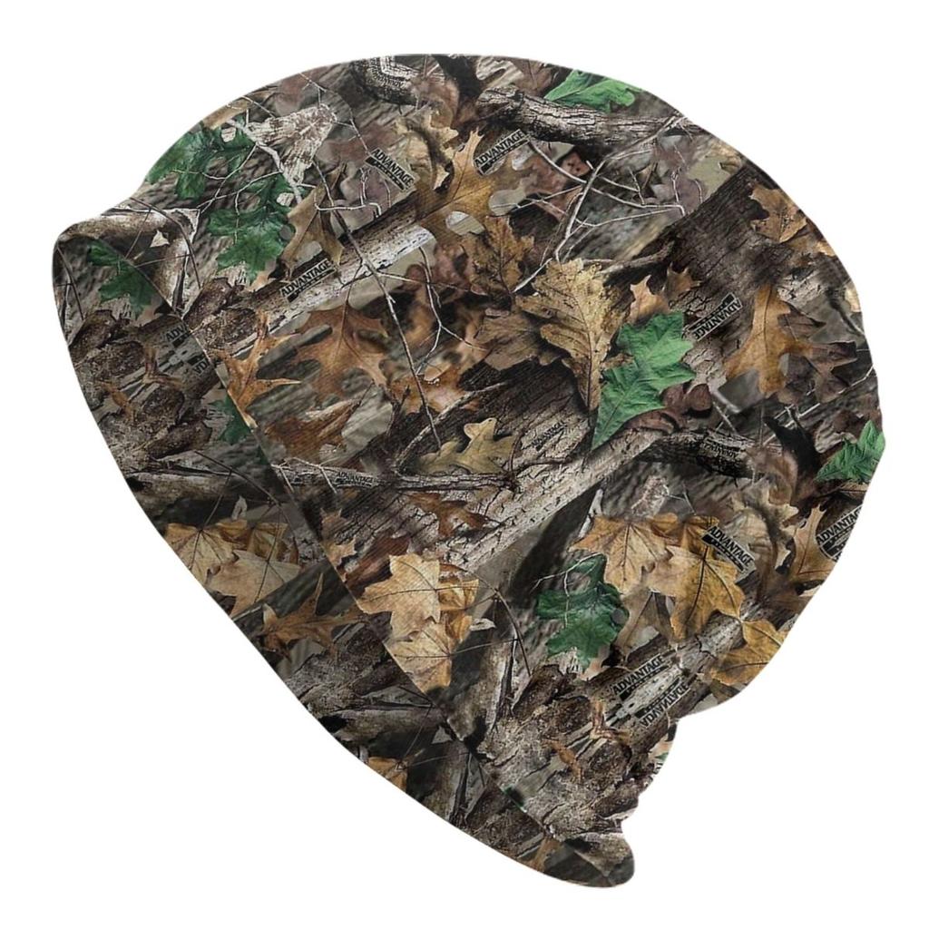 Camouflage Hunting Skullies Beanies Hats Real Tree Camo Unisex Women Street Caps Warm Dualuse Bonnet Hats