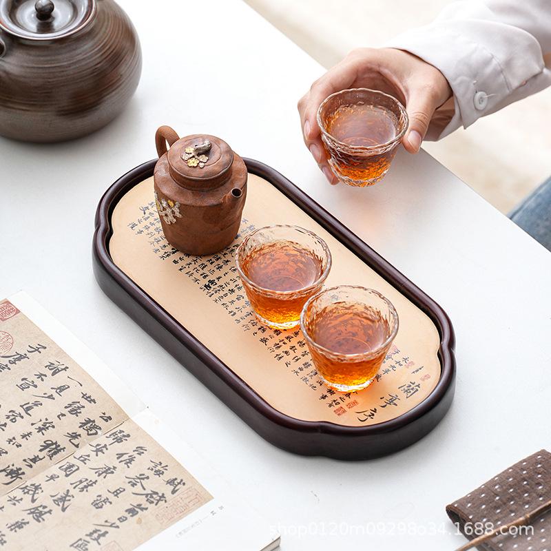 Water Absorbent Tea Tray - Small Chinese Gongfu Tea Set Accessory and Coaster for Tea Ceremony.