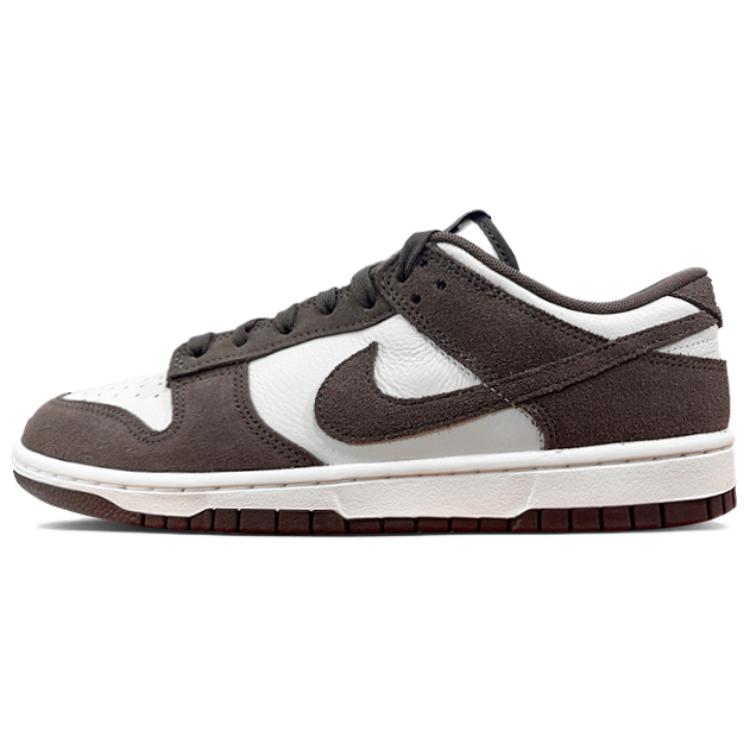 

Nike Dunk Low Retro SE Men s Pale Ivory Baroque Brown Low Top Leather Suede Classic Lifestyle Casual Sneakers FQ8249-104 EU 40.5
