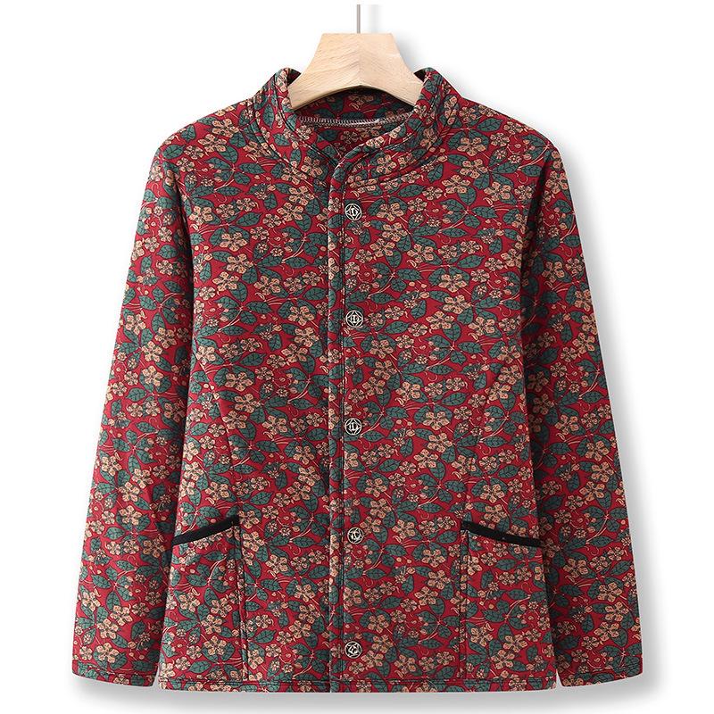 Women's Plus Size Camel Down Vest – Fleece-Lined, Elastic Fit for Middle-Aged and Elderly