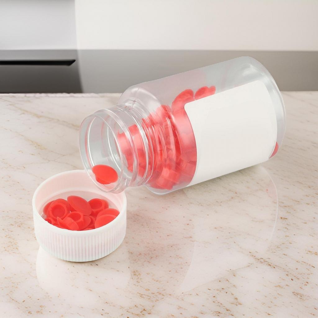 Replace Your Old Rim Tape with Our Reusable Bike Rim Plugs (100pcs/bottle)