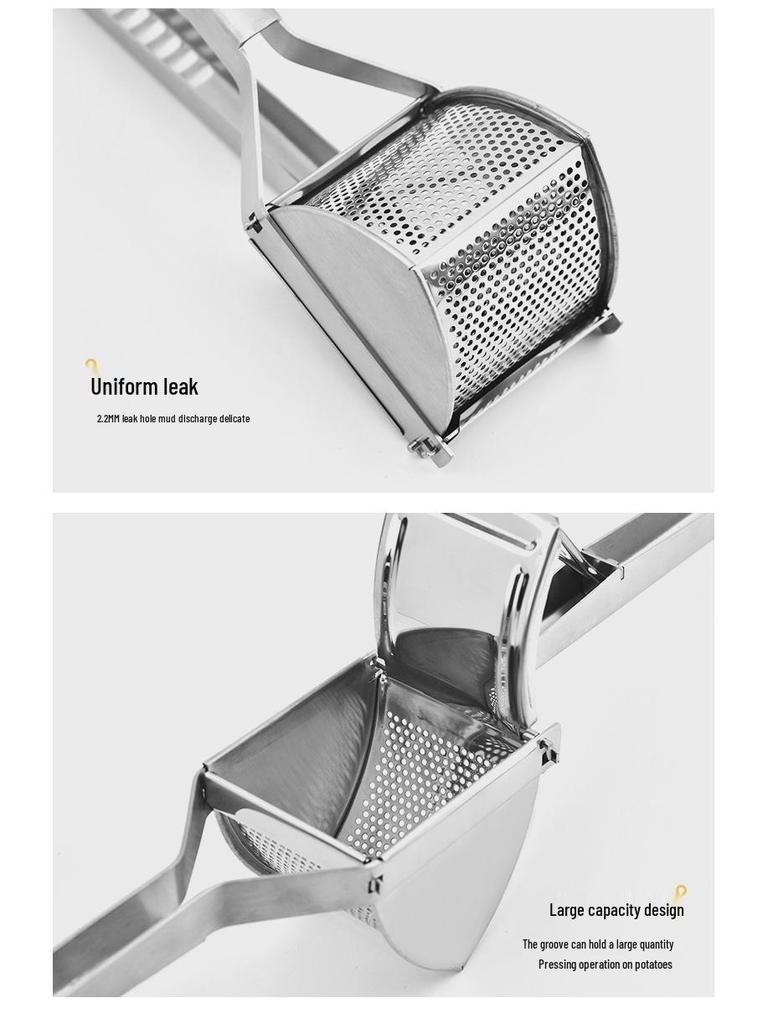 Stainless Steel Potato Masher and Lemon Juicer Tool