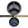 2025 Heißes Autoaufkleber Frontgrill Emblem Passend für Mercedes Benz GLC GLE GLS-Klasse X166 X253 Glänzender Stern Weiß Beleuchtetes Emblem
