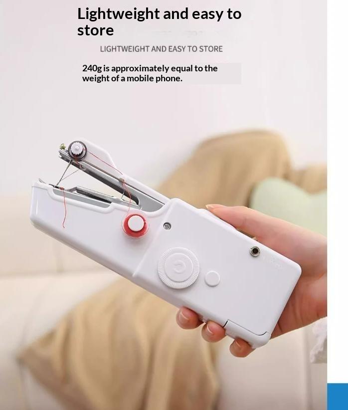 Handheld Electric Sewing Machine Mini Portable Sewing Machine Convenient Clothing Sewing Tool