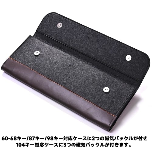 BRIMFORD Keyboard Case for Keychron K2/K3, Compact Hardshell Travel Carrying Bag, 60-108 Keys, Computer/Mechanical Gaming, Wireless Portable Keyboard