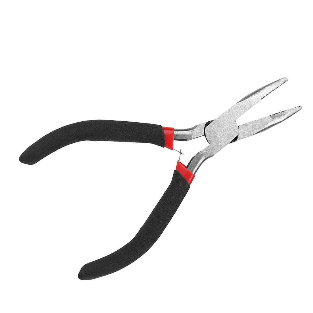 3Color 4Pcs Hair Extension Kit Pulling Needle Hook Wig Connect Pliers 500pcs Micro Rings