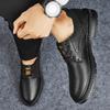British Style Handmade Leisure Men Oxford Shoes Trendy Minimalist Genuine Leather Work Shoe Lace Up Casual Leather Business Shoe