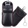 Gjinxi 2 Pack Faraday Pouch for Car Keys, Faraday Key Fob Protector Car Security Protection Key Fob Signal Blocker Box for Car RFID Signal Blocking
