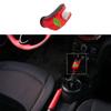 For Mini Cooper Countryman F60 Red Leather Gear Shift Knob Shifter Lever Trim