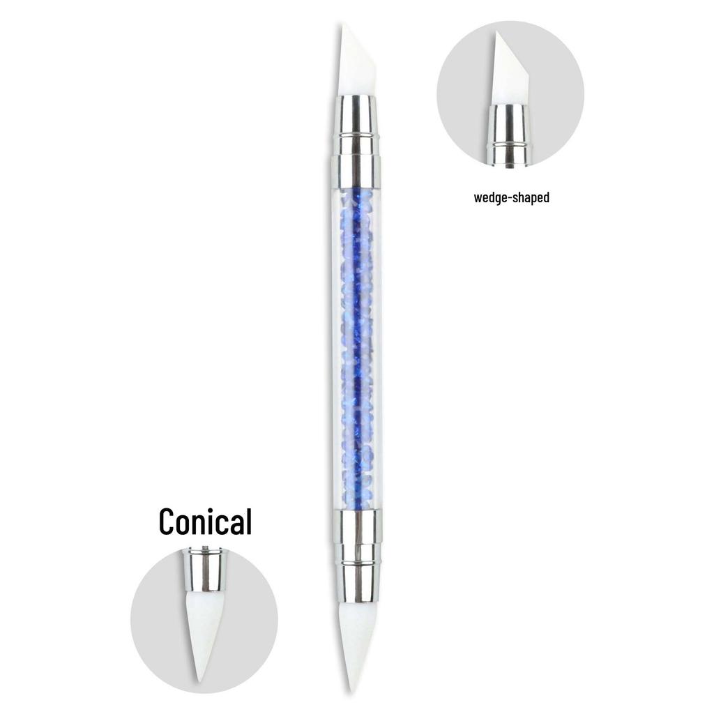 Double-Headed Nail Art Silicone Embossing & Carving Pen Set