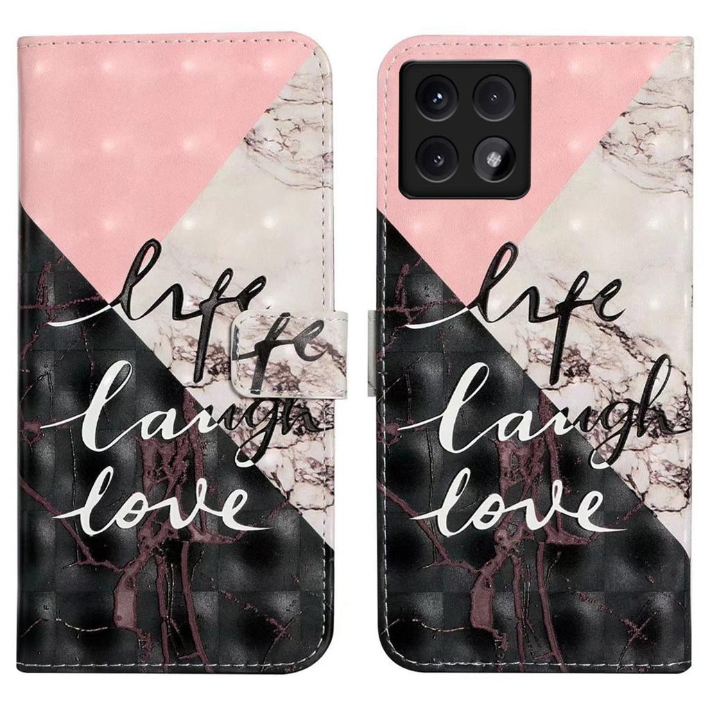 For Xiaomi 14T Case 3D Creative Pattern PU Leather Stand Phone Cover